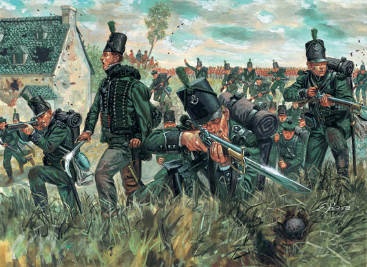 Italeri - WATERLOO 200 YEARS BRITISH 95TH REG.GREEN JACKET KIT 1:72 - Cod. IT6083
