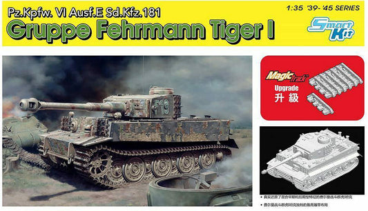 Dragon - SD.KFZ.181 PZ.KPFW.VI AUSF.E GRUPPE FEHRMANN TIGER I KIT 1:35 - Cod. D6484
