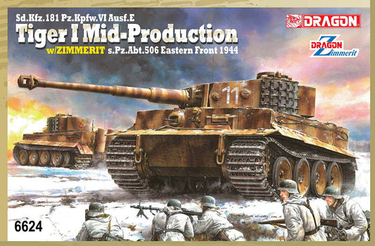 Dragon - SD.KFZ.181 PZ.VI AUSF.E TIGER I KIT 1:35 - Cod. D6624