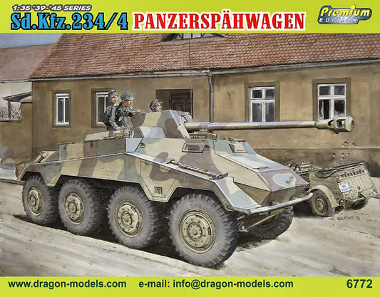 Dragon - SD.KFZ.234/4 PANZERSPAHWAGEN KIT 1:35 - Cod. D6772