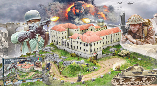 Italeri - MONTECASSINO 1944 GUSTAV LINE BATTLE KIT 1:72 - Cod. IT6198
