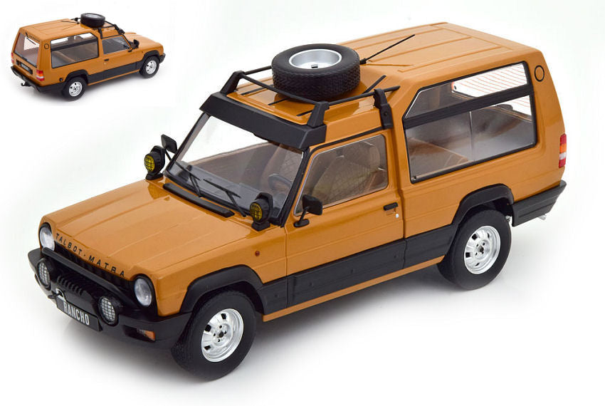 Kk Scale - TALBOT SIMCA RANCHO OCHRE 1:18 - Cod. KKDC180824