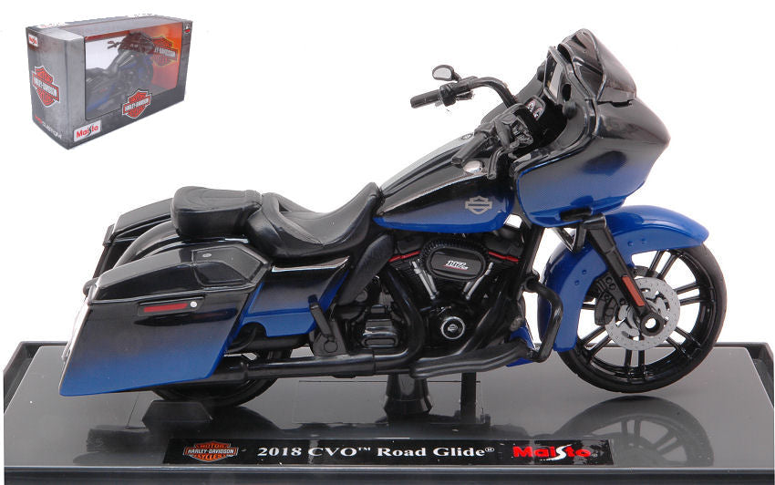 Maisto - HARLEY DAVIDSON CVO ROAD GLIDE 2018 BLUE 1:18 - Cod. MI19136