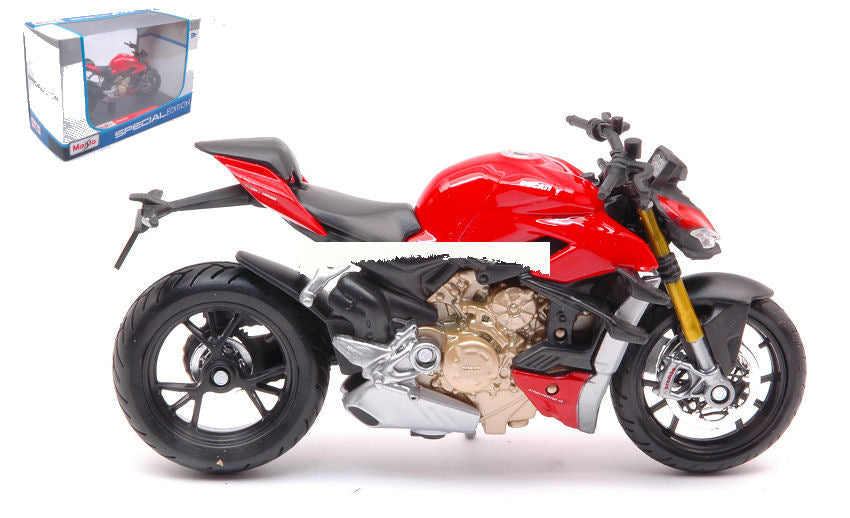 Maisto - DUCATI SUPER NAKED V4 S 2020 RED 1:18 - Cod. MI20075