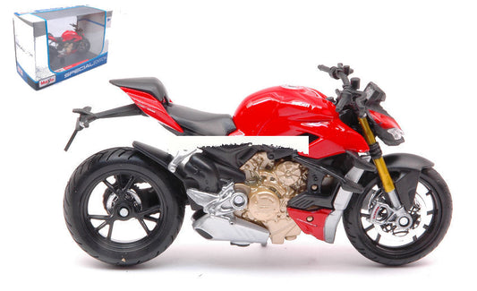 Maisto - DUCATI SUPER NAKED V4 S 2020 RED 1:18 - Cod. MI20075
