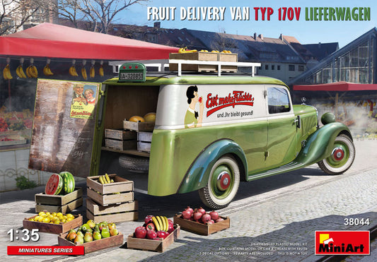 Miniart - FRUIT DELIVERY VAN TYP 170V LIEFERWAGEN KIT 1:35 - Cod. MIN38044