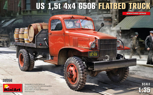 Miniart - US 1,5 t 4x4 G506 FLATBED TRUCK KIT 1:35 - Cod. MIN38056