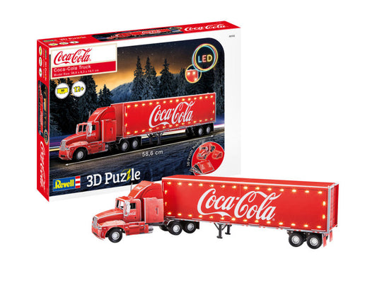 Revell - 3D PUZZLE COCA COLA TRUCK (LED VERSION) - Cod. RV00152