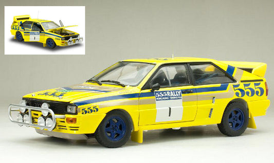 Sunstar - AUDI QUATTRO A2 N.1 WINNER RALLY HONG KONG 1986 BLOMQVIST-BERGLUND 1:18 - Cod. SS4255