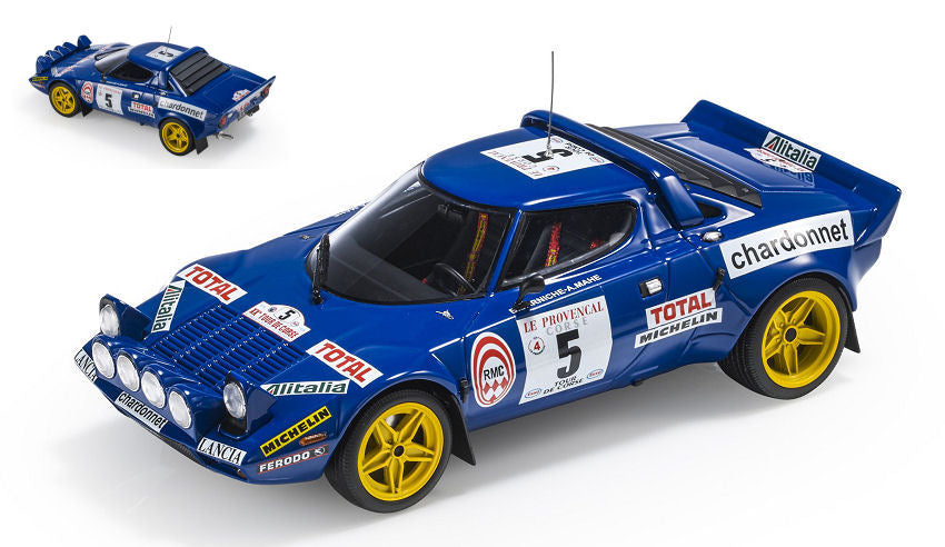 Topmarques - LANCIA STRATOS HF N.5 WINNER TOUR DE FRANCE 1976 DARNICHE-MAHE 1:18 - Cod. TOP099D