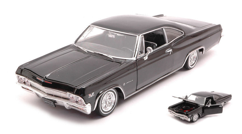 Welly - CHEVROLET IMPALA SS 396 1965 COUPE' BLACK 1:24 - Cod. WE22417LR-BK