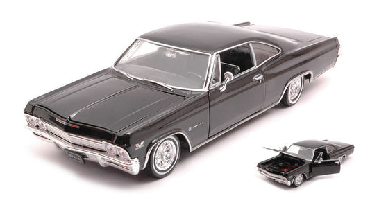 Welly - CHEVROLET IMPALA SS 396 1965 COUPE' BLACK 1:24 - Cod. WE22417LR-BK