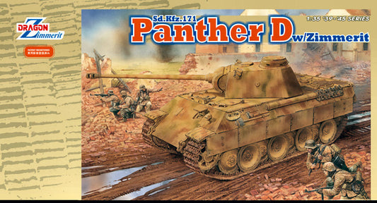 Dragon - SD KFZ 171 PANTHER D W/ZIMM.KIT 1:35 - Cod. D6428
