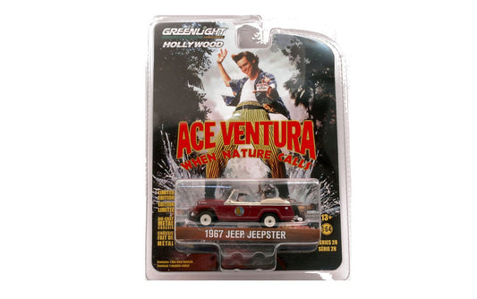 Greenlight - JEEP JEEPSTER 1967 ACE VENTURA WHEN NATURE CALLS 1:64 - Cod. GREEN44880F