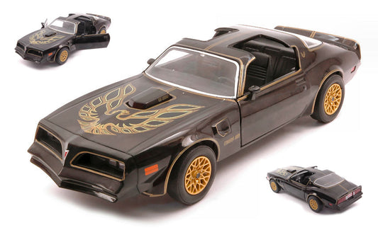 Greenlight - PONTIAC FIREBIRD TRANS AM STARLITE BLACK WITH GOLDEN EAGLE HOOD 1:24 - Cod. GREEN84036