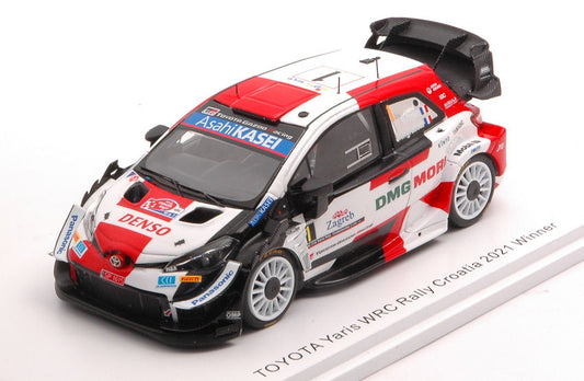 Spark Model - TOYOTA YARIS WRC N.1 WINNER RALLY CROATIA 2021 S.OGIER-J.INGRASSIA 1:43 - Cod. S6588