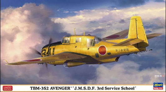 Hasegawa - TBM-3S2 AVENGER J.M.S.D.F. 3rd SERVICE SCHOOL KIT 1:72 - Cod. HA02386