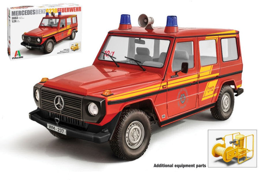 Italeri - MERCEDES G230 FEUERWHER KIT 1:24 - Cod. IT3663