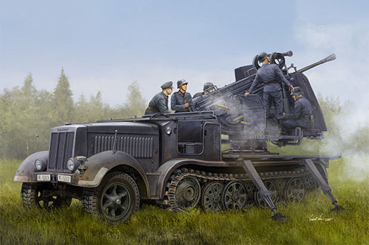 Trumpeter - SD.KFZ. 7/2 WITH 5 cm FLAK KIT 1:35 - Cod. TP9513