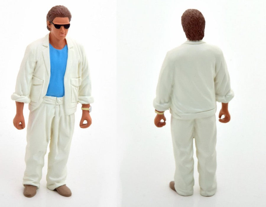 Kk Scale - JAMES SONNY FIGURE MIAMI VICE 1:18 - Cod. KKFIG003