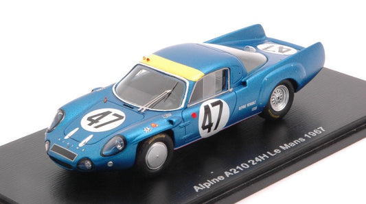Spark Model - ALPINE A210 N.47 LM 1967 J-C.ANDRUET-R.BOUHARDE 1:43 - Cod. S5688