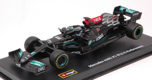 Burago - MERCEDES F1 W12 EQ POWER VALTTERI BOTTAS 2021 N.77 SIGNATURE 1:43 - Cod. BU38058B