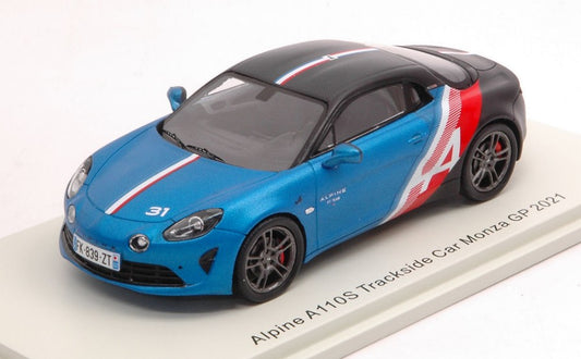 Spark Model - ALPINE A110 TRACKSIDE N.31 MONZA GP 2021 ESTEBAN OCON 1:43 - Cod. S6592