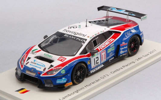 Spark Model - LAMBORGHINI HURACAN GT3 N.12 24 H SPA 2017 BERETTA-GATTUSO-PICCINI 1:43 - Cod. SB295