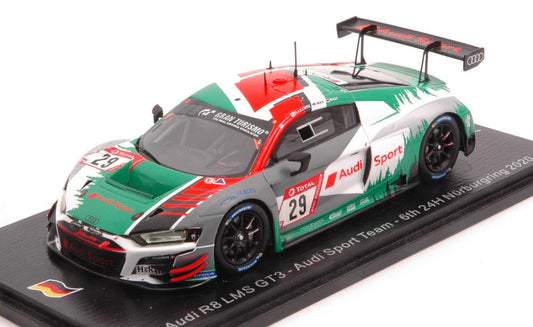 Spark Model - AUDI R8 GT3 N.29 6th 24 H NURBURGRING 2020 DRUDI-MIES-RAST-VAN DER LINDE - Cod. SG685