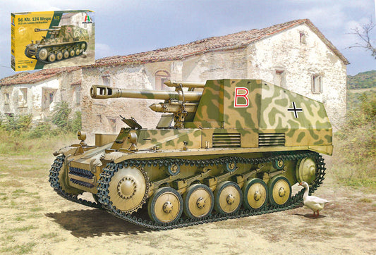 Italeri - SD KFZ 124 WESPE 10,5 cm KIT 1:72 - Cod. IT7061