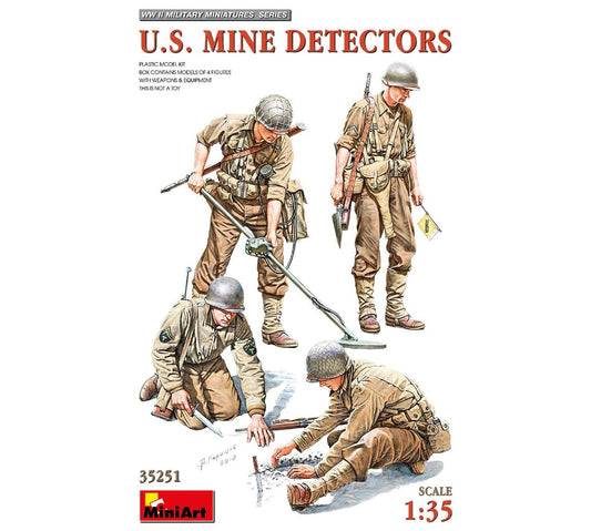 Miniart - U.S.MINE DETECTORS KIT 1:35 - Cod. MIN35251
