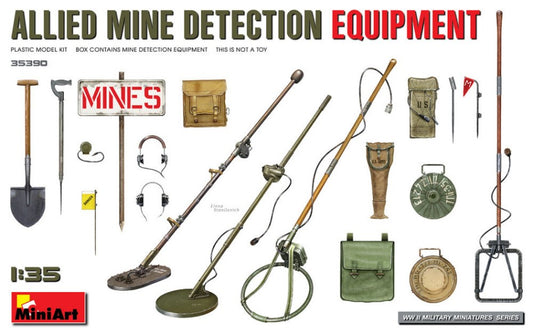 Miniart - ALLIED MINE DETECTION EQUIPMENT KIT 1:35 - Cod. MIN35390