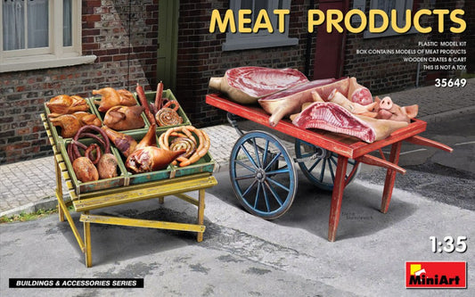 Miniart - MEAT PRODUCTS (CARNE ASSORTITA) KIT 1:35 - Cod. MIN35649