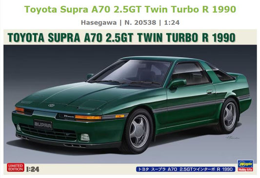 Hasegawa - TOYOTA SUPRA A70 2.5 GT TWIN TURBO R 1990 KIT 1:24 - Cod. HA20538