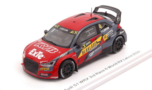 Spark Model - AUDI S1 WRX N.4 3rd RACE 6 LATVIA 2020 ROBIN LARSSON 1:43 - Cod. S7883