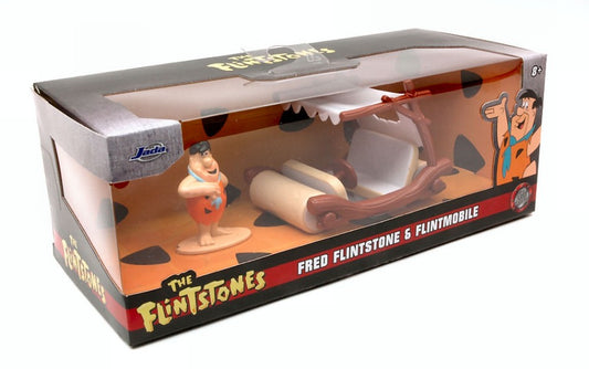 Jada Toys - THE FLINTSTONE FAMILY CAR + FIGURE 1:32 - Cod. JADA53002