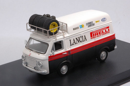 Rio - FIAT 238 VAN TETTO ALTO CON PORTAPACCHI ASSIST.RALLY LANCIA 1973 1:43 - Cod. RI4667
