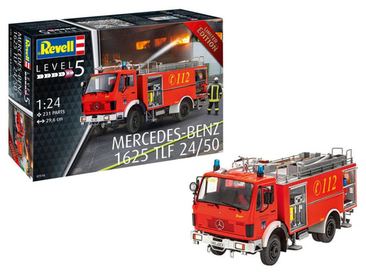 Revell - FIRE ENGINE MERCEDES 1625 TLF 24/50 KIT 1:24 - Cod. RV07516