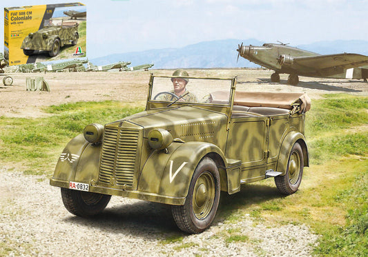 Italeri - FIAT 508 CM COLONIALE WITH CREW KIT 1:35 - Cod. IT6550