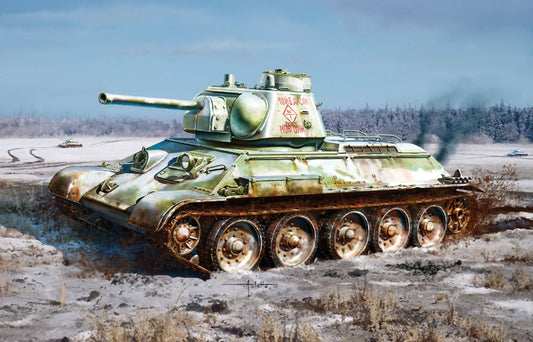Dragon - T-34/76 MOD.1973 W/COMMANDER CUPOLA No.82 FACTORY KIT 1:35 - Cod. D6621