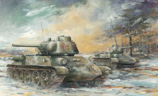 Dragon - T-34/76 MOD.1973 W/COMMANDER CUPOLA No.183 FACTORY KIT 1:35 - Cod. D6757