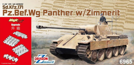 Dragon - Pz.BEF.Wg.PANTHER W/ZIMMERIT KIT 1:35 - Cod. D6965