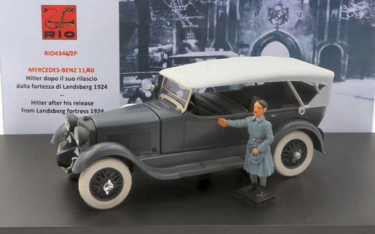 Rio - MERCEDES 11/40 - HITLER DOPO IL SUO RILASCIO DALLA FORTEZZA DI LANDSBERG - Cod. RI4346-2P