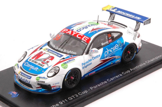 Spark Model - PORSCHE 911 GT3 N.36 CUP AUSTRALIA CHAMPION 2020 COOPER MURRAY 1:43 - Cod. AS058