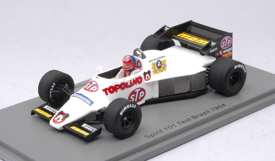 Spark Model - SPIRIT 101 TEST BRAZIL 1984 EMERSON FITTIPALDI 1:43 - Cod. S3925