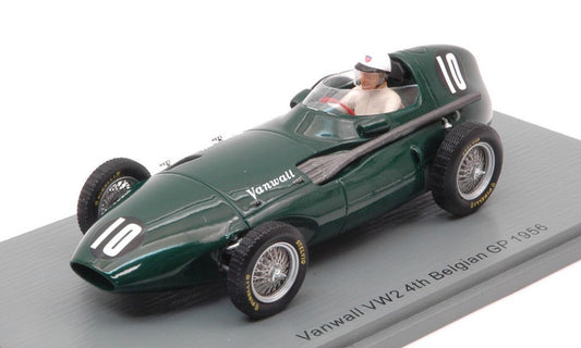 Spark Model - VANWALL VW2 HARRY SCHELL 1956 N.10 4th BELGIAN GP 1:43 - Cod. S7203