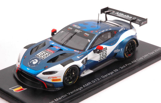 Spark Model - ASTON MARTIN VANTAGE GT3 N.188 3rd PRO-AM 24 H SPA 2020 WEST-ADAM-MARTIN - Cod. SB384