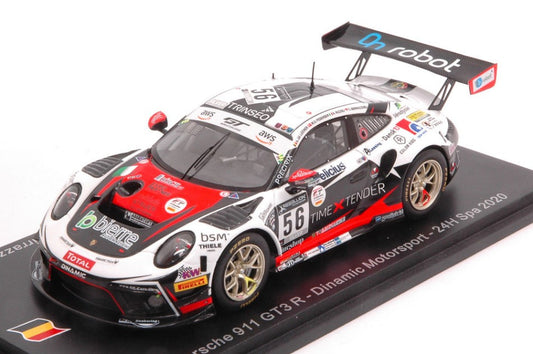 Spark Model - PORSCHE 911 GT3 N.56 24 H SPA 2020 RIZZOLI-PEDERSEN-SBIRRAZZUOLI-DE L. - Cod. SB406