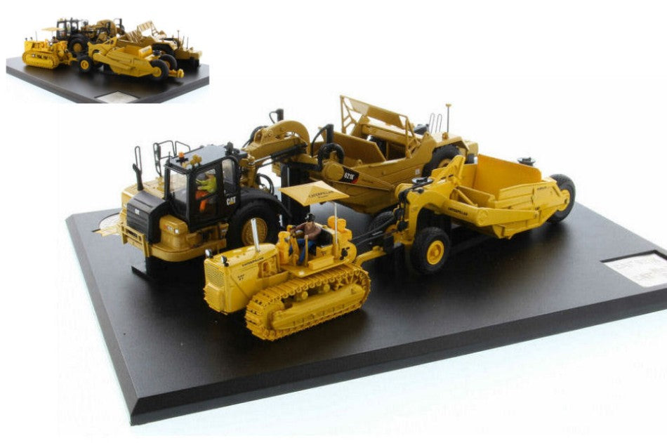 Diecast Master - CAT 621K & No.70 SCAPERS W/D7 TRACK TYPE TRACTOR 1:50 - Cod. DM85563