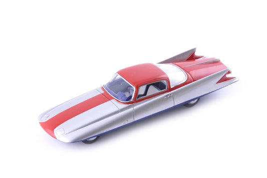 Avenue43 - GHIA STREAMLINE X COUPE "GILDA" SILVER-RED 1:43 - Cod. AVN60074